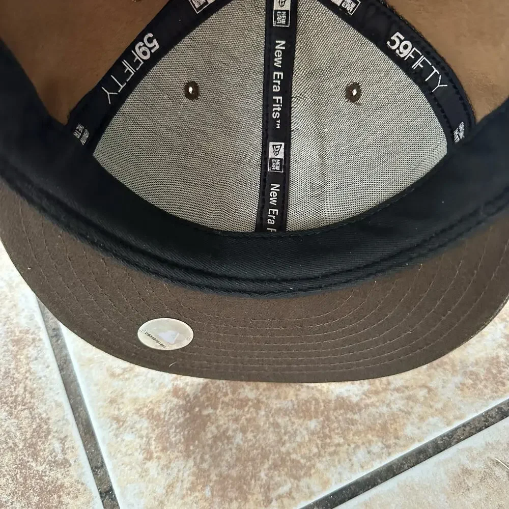 San Diego Padres New Era MLB Brown Baseball Hat Cap Size 7‎ 5/8